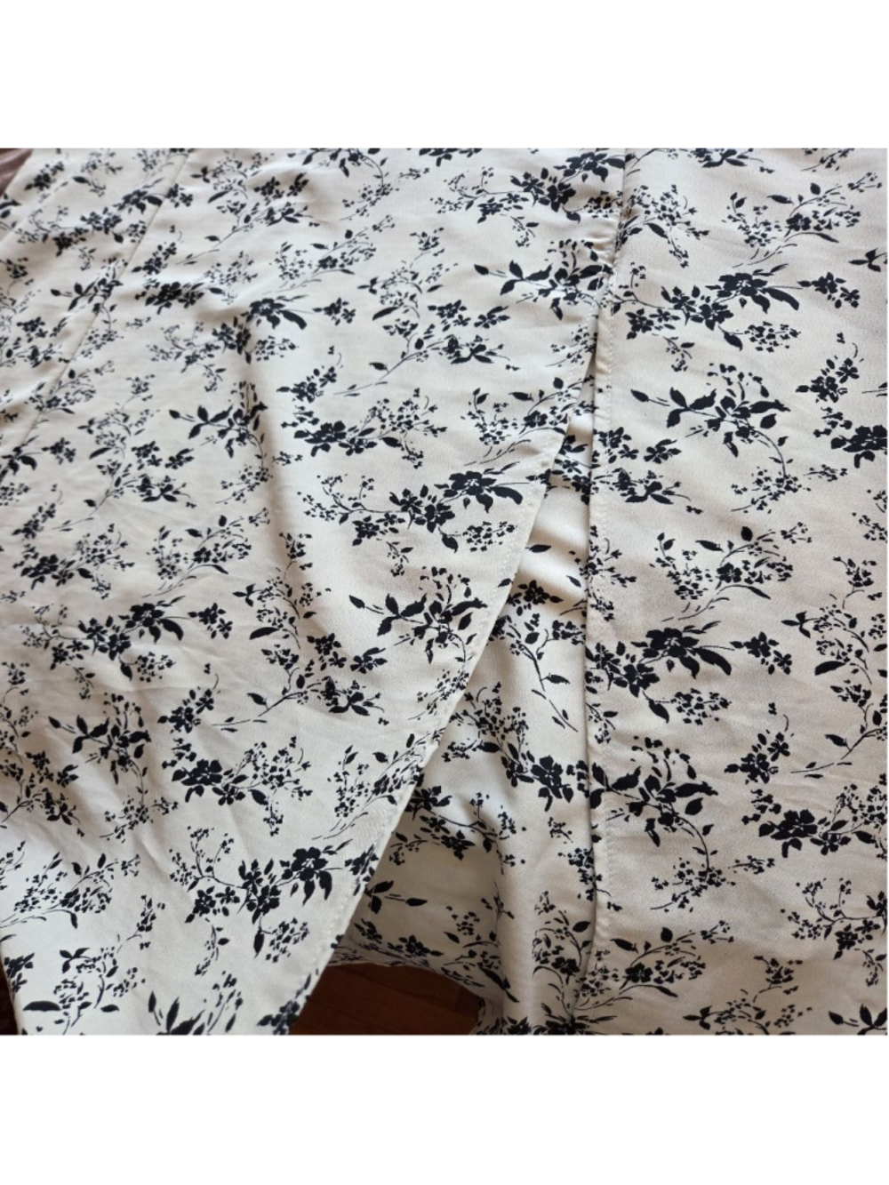 Women's MAPCIE Beige Black Floral Maxi Skirt Set M - Picture 3 of 16